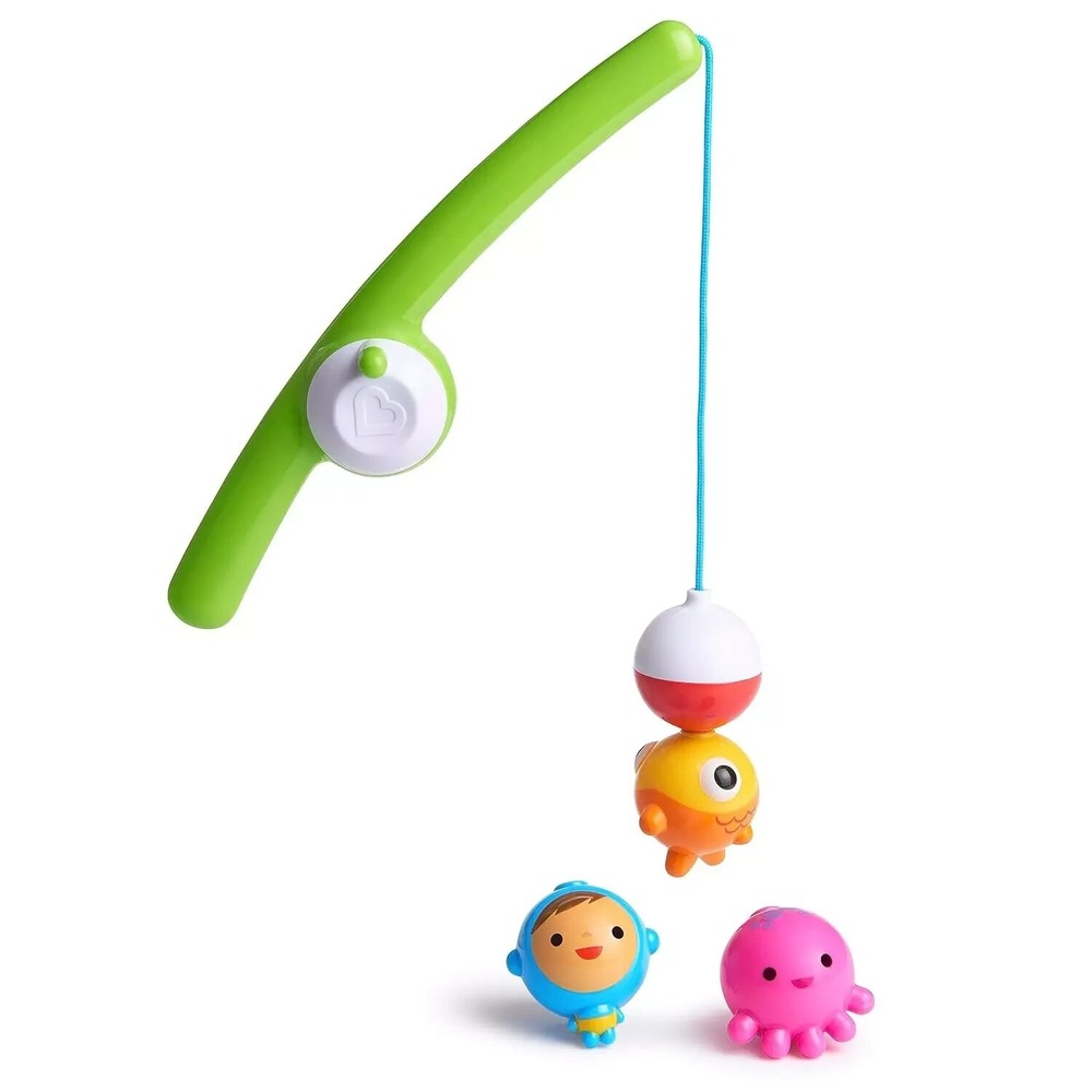 Munchkin Fishin Bath Toy Magnetic Fishing Game Toddler NEW